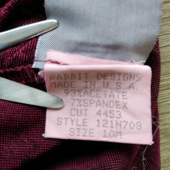 Vintage Rabbit Rabbit Rabbit Designs Maxi Dress  Women Size 10 Y2K - Picture 4 of 7